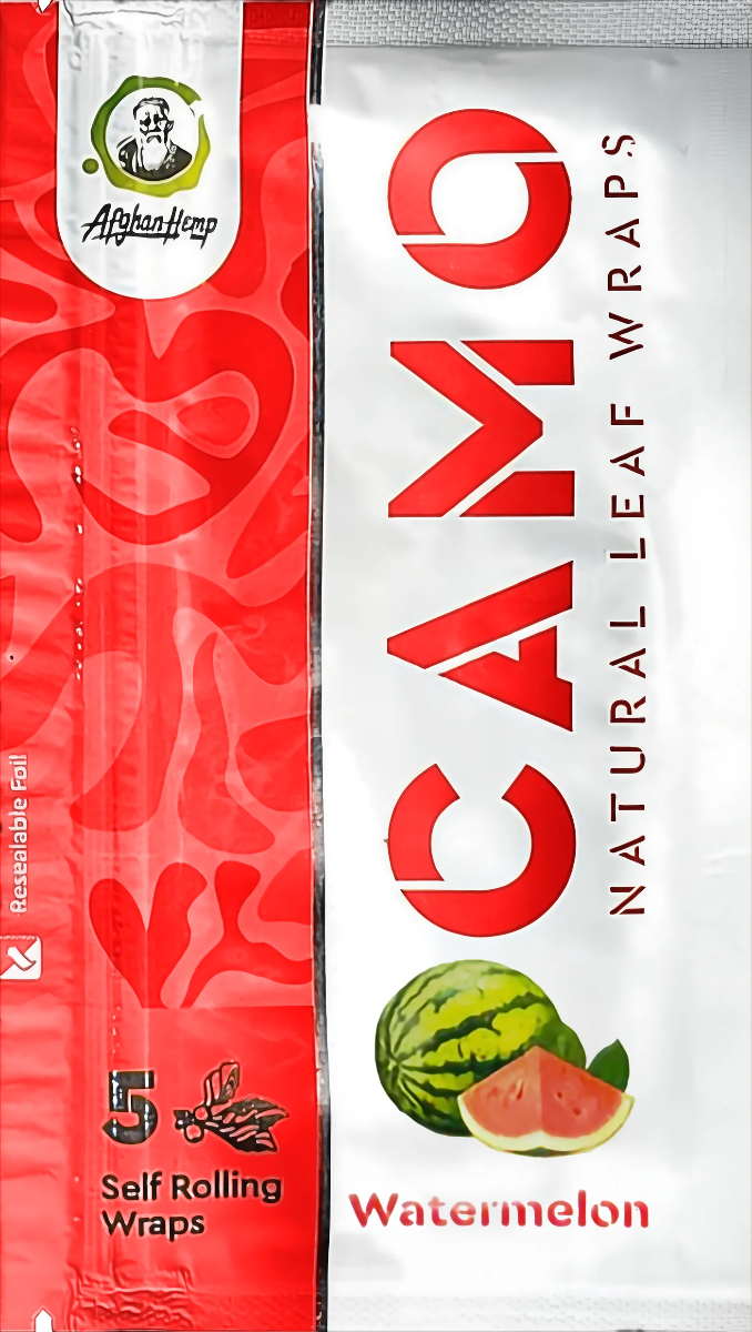 Camo | 5 Self Rolling Wraps King Size | 1 pieza