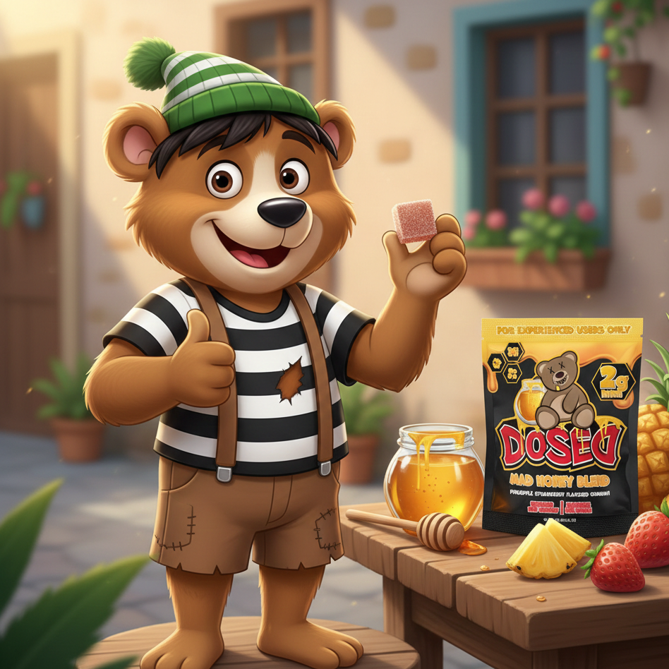 Dosed |Gomitas de mejora sexual Mad Honey 9g | 2 piezas