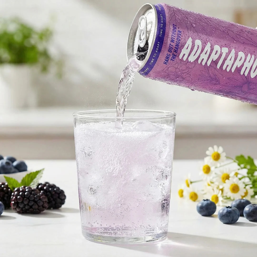 Adaptaphoria | Soda Funcional  D9 THC 5mg/pza + Adaptógenos  | 355 ml | 1 pieza