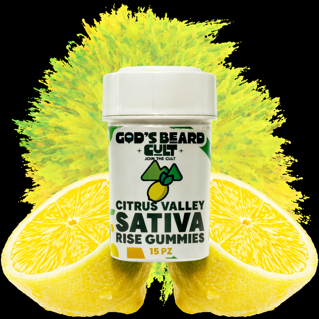 Gods Beard Cult | Rise Gummies Delta-9 THC 30 mg/pza | 15 o 30 piezas