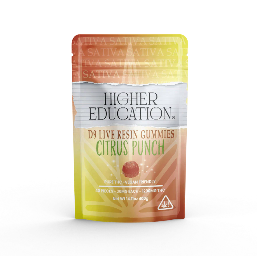 Outlet | Higher Education | Gomitas Live Resin Delta 9 THC 30 mg/pza | 40 piezas
