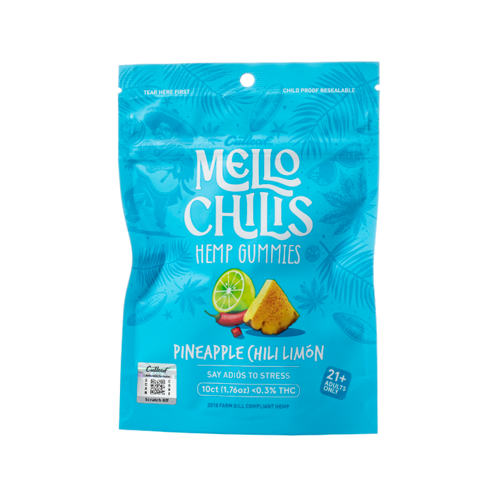 Cutleaf | Gomitas Mello Chilis H4CBD 20 mg/pza + Delta 9 THC 5 mg/pza | 10 piezas