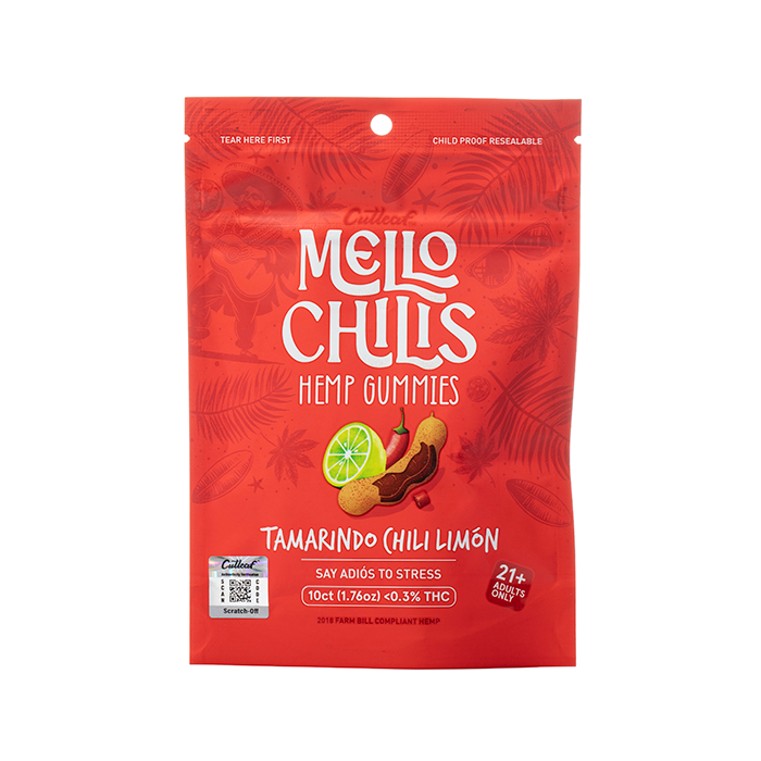Cutleaf | Gomitas Mello Chilis H4CBD 20 mg/pza + Delta 9 THC 5 mg/pza | 10 piezas