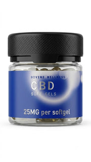 Divine Wellness | Cápsulas CBD E. Amplio 25 o 50 mg/pza | 30 piezas