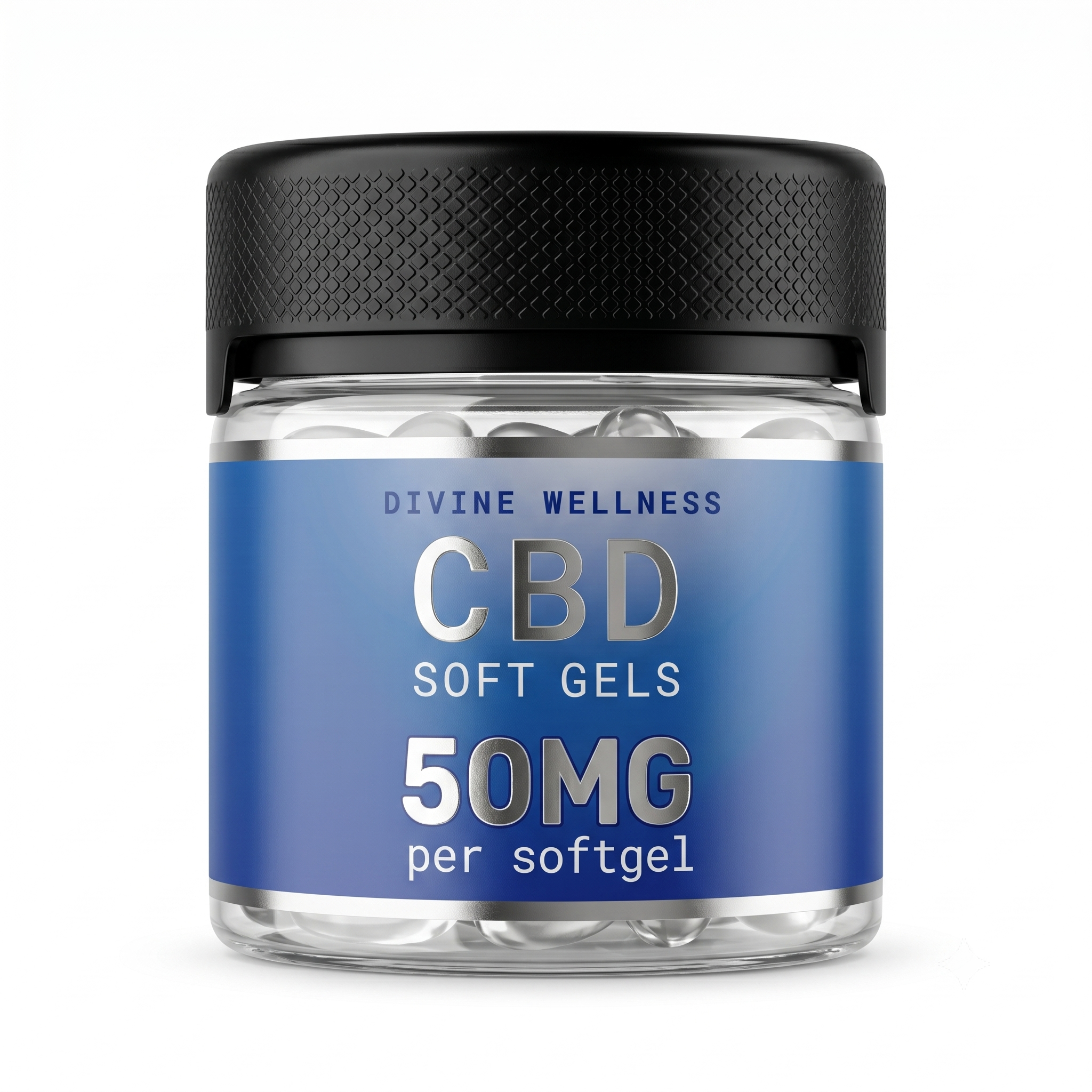 Divine Wellness | Cápsulas CBD E. Amplio 25 o 50 mg/pza | 30 piezas
