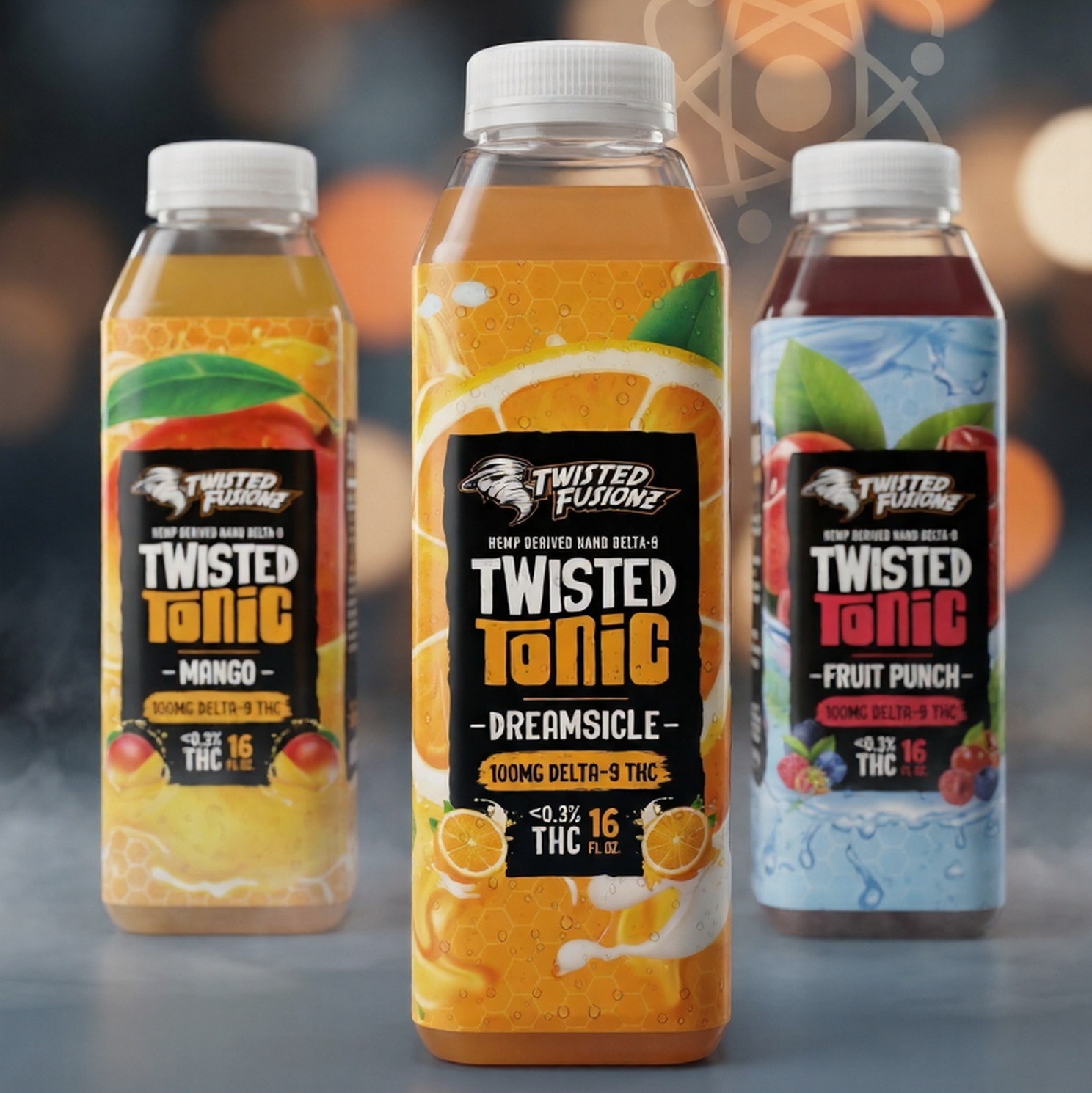 Twisted Fusionz | 100mg Delta-9 THC | 473 ml | 1 pieza
