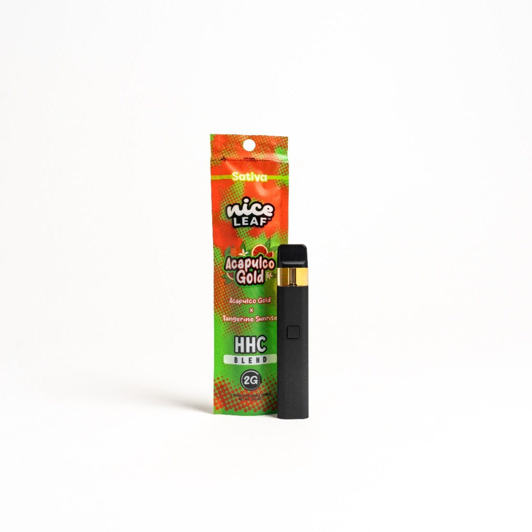 Nice Leaf | Vape Desechable HHC 2000 mg | 2 ml | Pluma de Wax