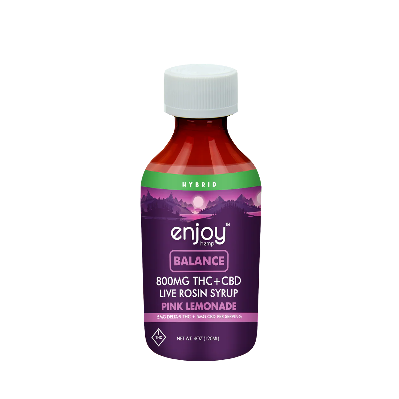 Enjoy | Jarabe Delta 9 THC 400 mg + CBD 400 mg | 120 ml