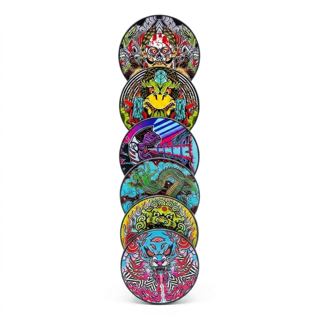 Tuff Shredder | Assorted Mystical Dragon Grinder Metálico 50mm - 4 partes| 1 pieza