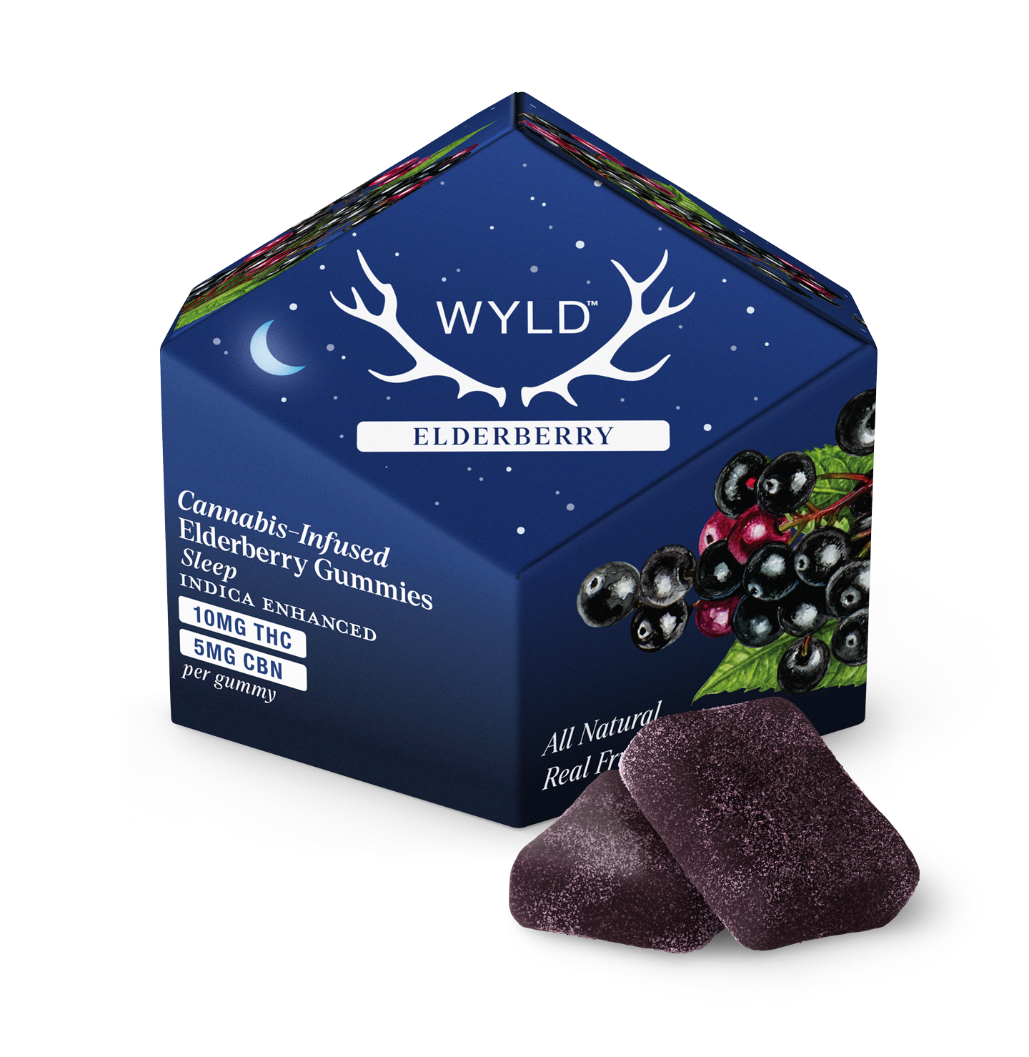 WYLD | Gomitas Delta 9 THC 10 mg/pza + CBD 10 mg/pza | 10 piezas