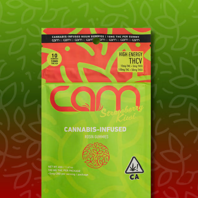 Cam | Gomitas Delta 9 THC 10 mg/pza + 5mg THCV | 10 piezas