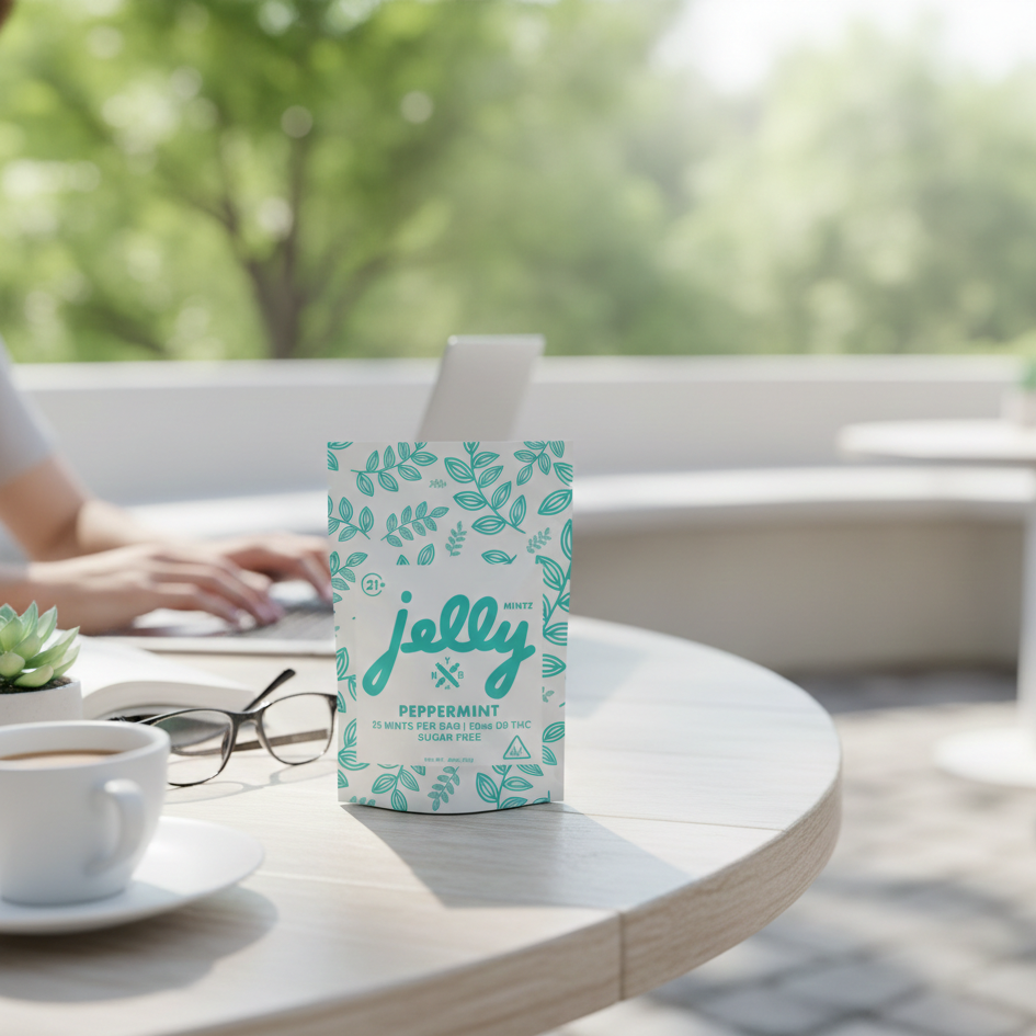 Jelly | Mentas (Peppermint) Delta 9 THC 2 mg/pza | 25 piezas