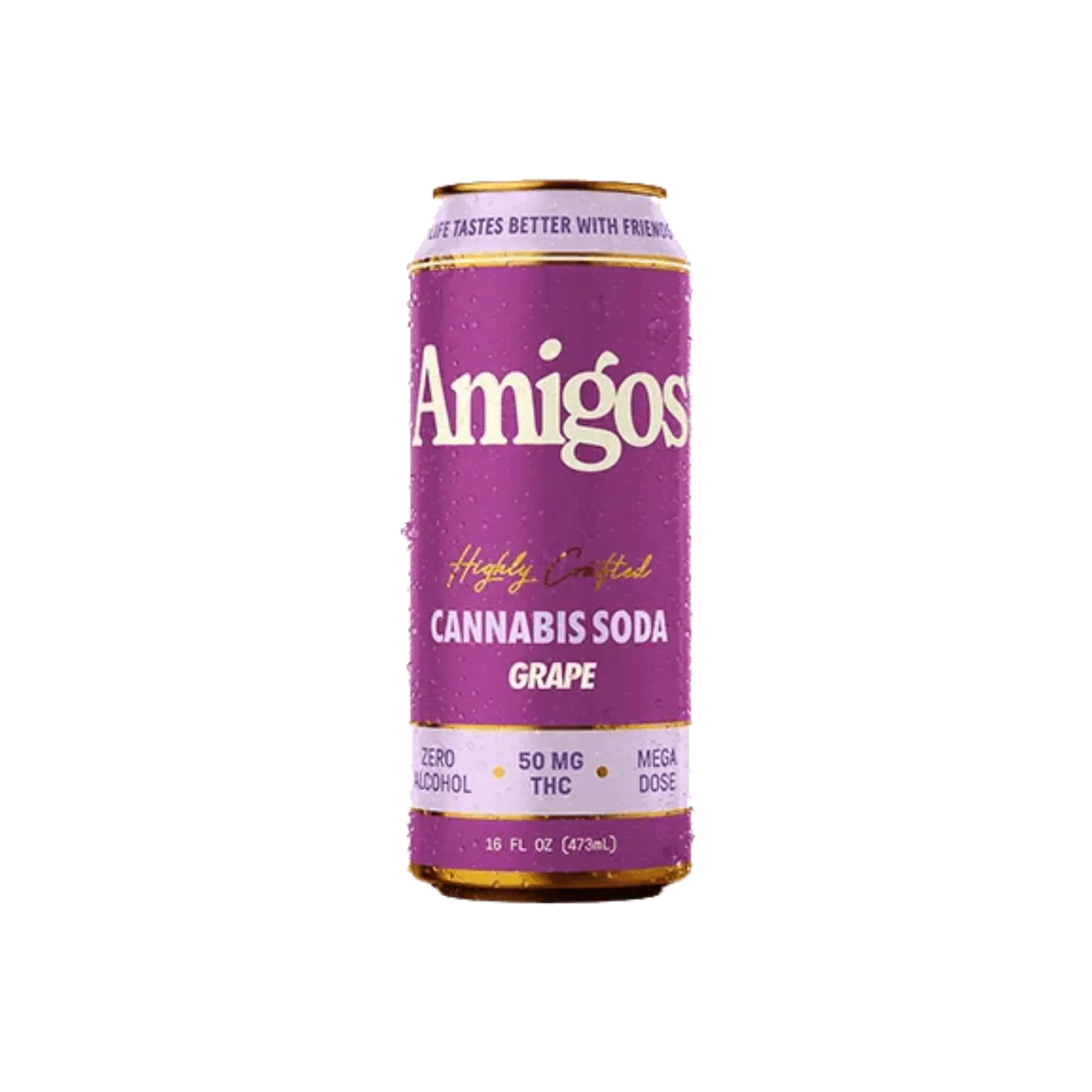 Amigos | Bebidas Delta 9 THC 50 mg/pza | 473 ml | 1 pieza