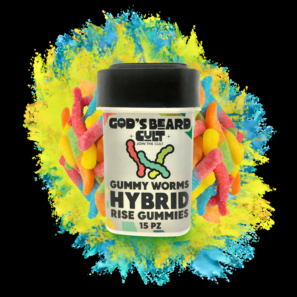 Gods Beard Cult | Rise Gomitas Delta-9 THC 15 mg/pza | 15 o 30 piezas