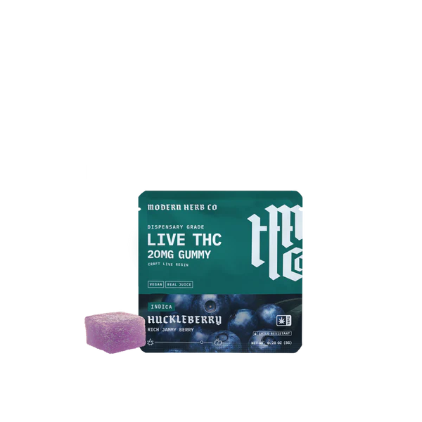 Modern Herb Co | Gomitas Noche Delta 9 THC Live Resin 20 mg/pza + CBN 10 mg/pza + CBC 4 mg/pza | 1 o 5 piezas