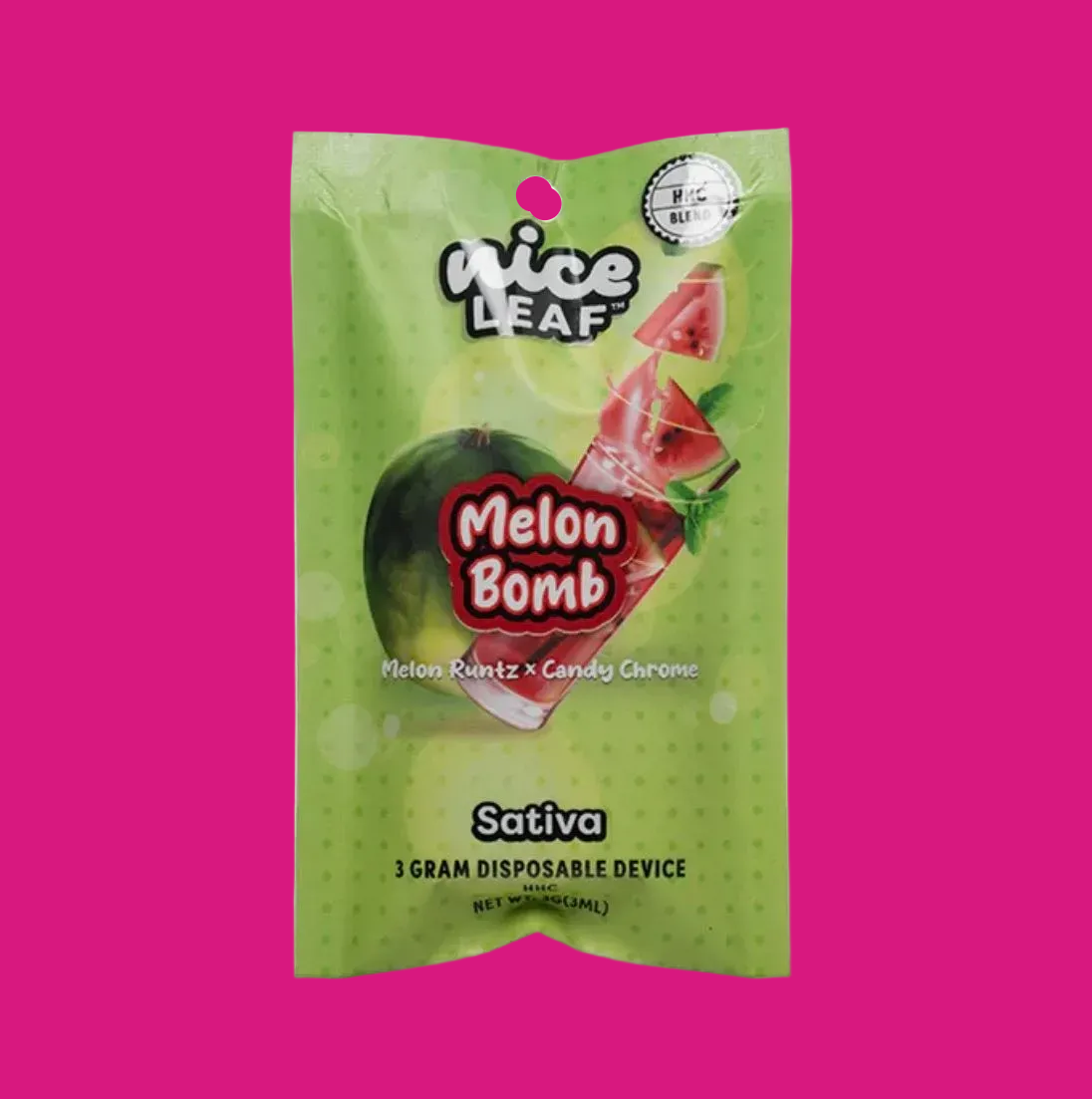 Nice Leaf | Pluma de Wax Desechable HHC 2500 mg | 3 ml