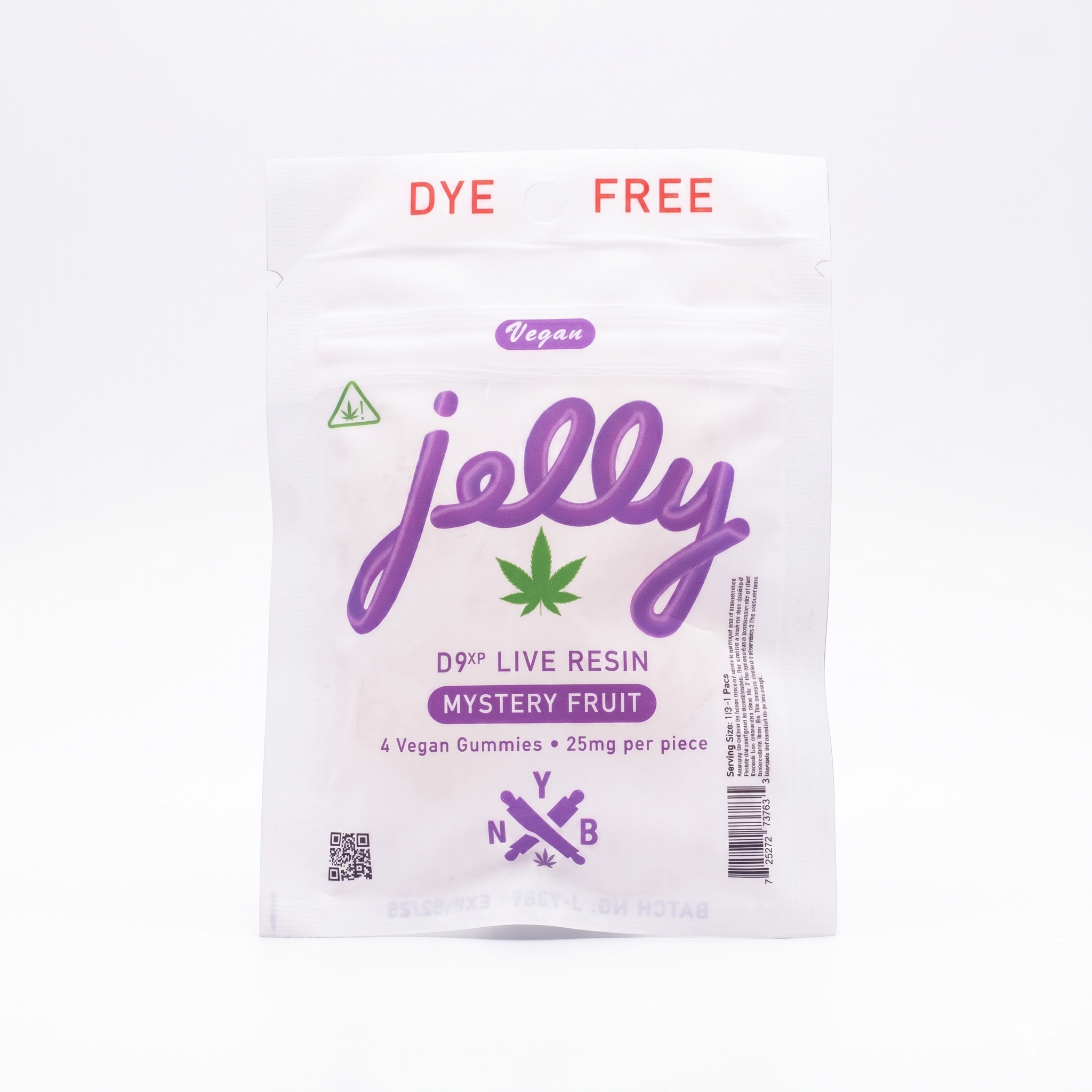 Jelly | Gomitas Jelly Mistery Fruit Delta 9 THC 25 mg/pza | 4 piezas