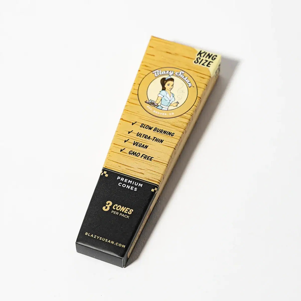 Blazy Susan | Hasta 50 Conos Pre Rolados Cafe 1 1/4, 98 mm, King Size ó Shortys | 1 pieza