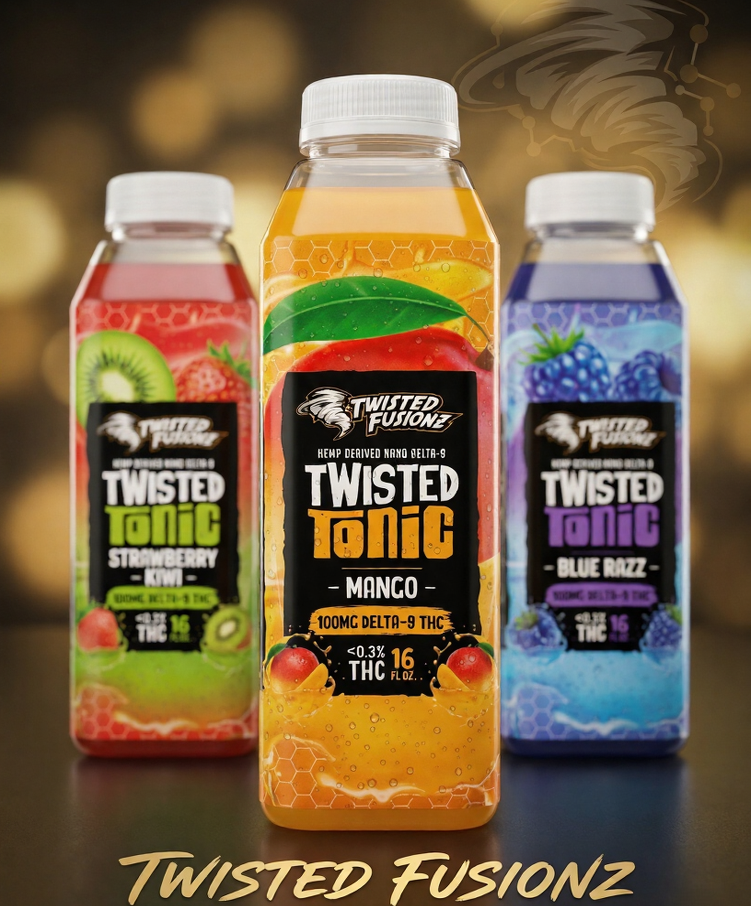 Twisted Fusionz | 100mg Delta-9 THC | 473 ml | 1 pieza