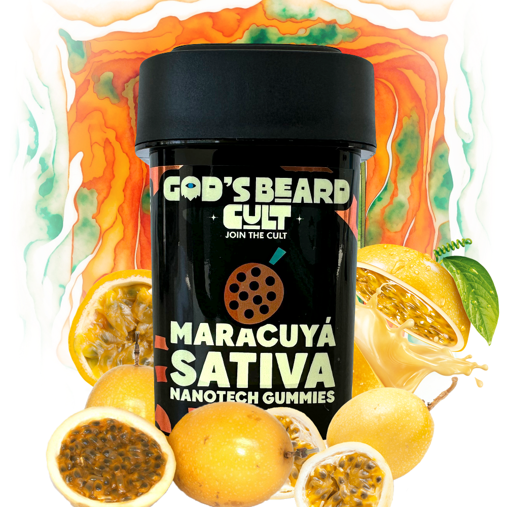 Gods Beard Cult | Nanotech Gomitas Delta-9 THC 15 mg/pza | 15 o 30 piezas