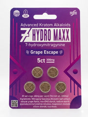 7 Hydro Maxx | Tableta 7-Hidroximitraginina 60 mg/pza | 5 piezas
