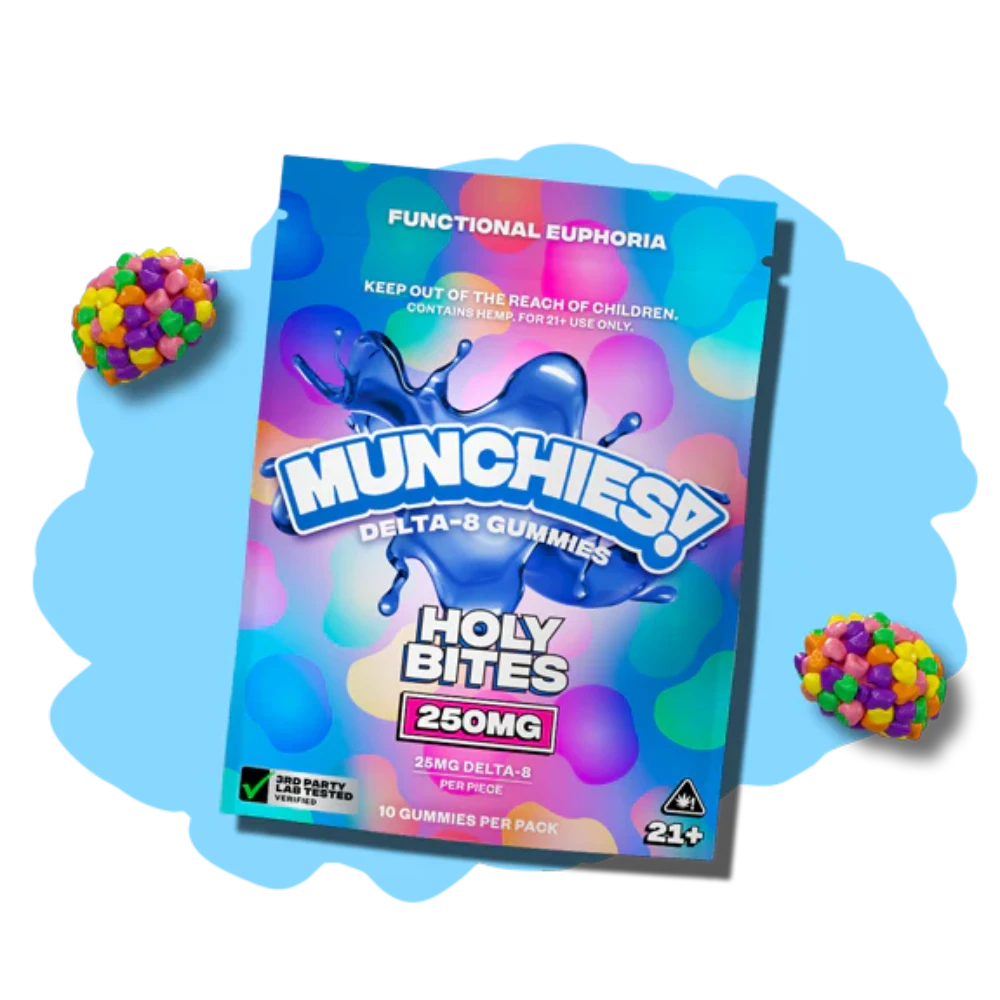 Delta Munchies | Gomitas Delta 8 THC 25 mg/pza | 10 piezas