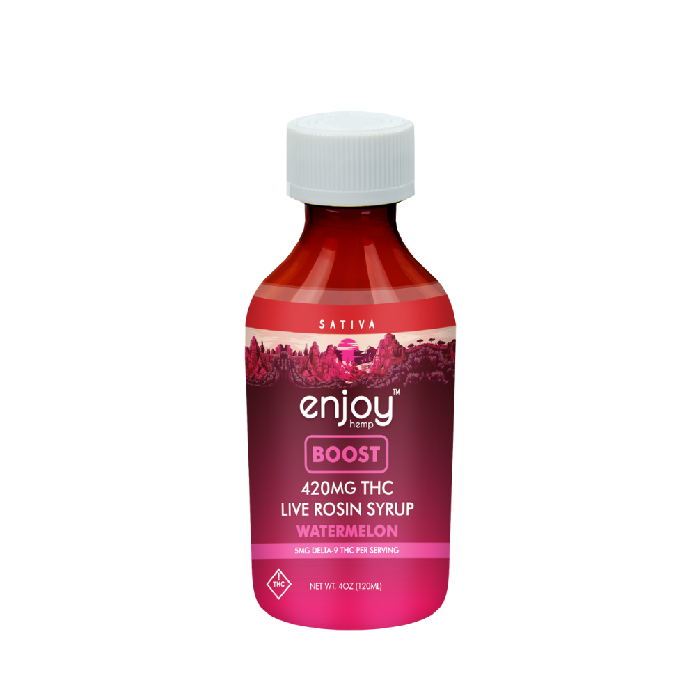 Enjoy | Jarabe Delta 9 THC Live Resin 420 mg | 120 ml