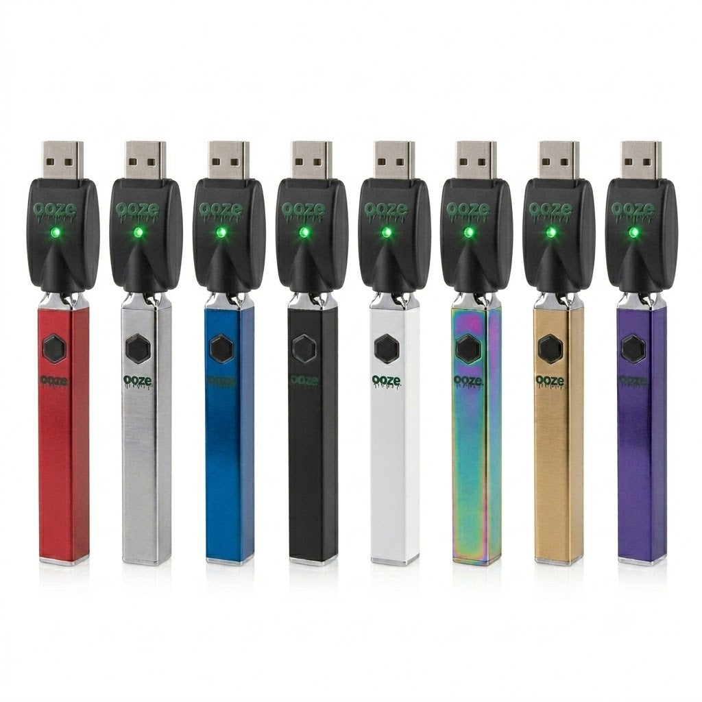 Ooze | Batería Quad-2 Assorted color para Cartucho de Wax 510 | 500 mAh