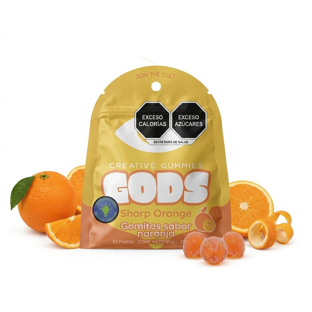 Gods Beard Cult | Gomitas Creative Delta 8 THC + HHC 20 mg/pza | 10 piezas