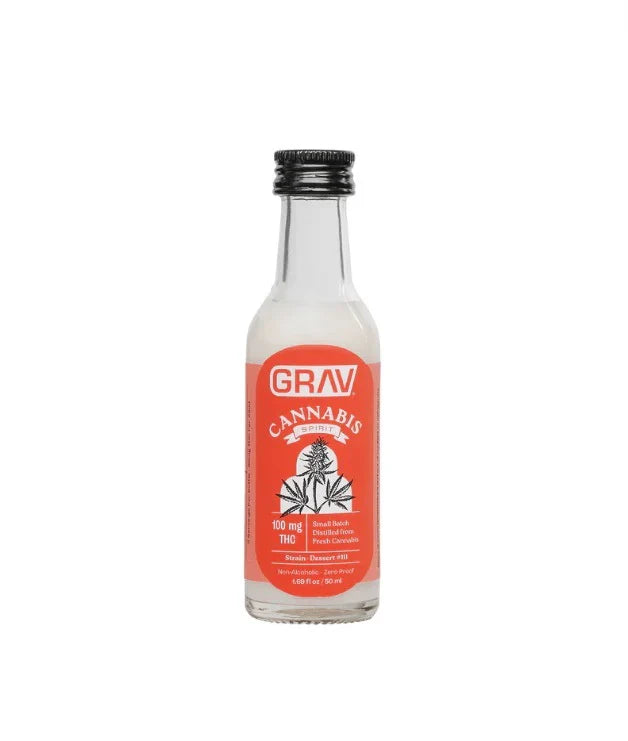 Grav | Bebida Cannabis Spirit Delta 9 THC 100 mg/pza | 50 ml