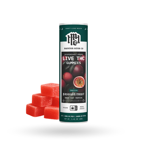 Modern Herb Co | Gomitas Noche Delta 9 THC Live Resin 20 mg/pza + CBN 10 mg/pza + CBC 4 mg/pza | 1 o 5 piezas