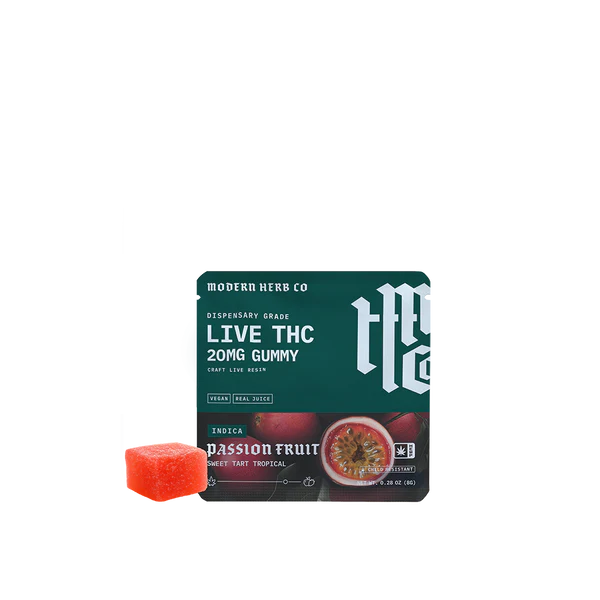 Modern Herb Co | Gomitas Noche Delta 9 THC Live Resin 20 mg/pza + CBN 10 mg/pza + CBC 4 mg/pza | 1 o 5 piezas