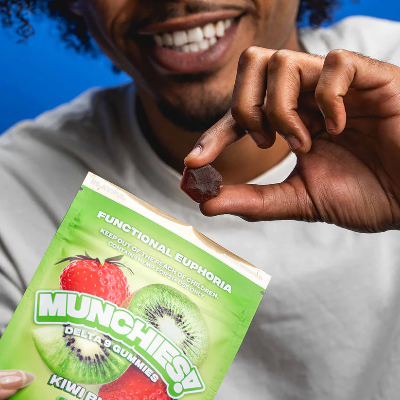 Delta Munchies | Gomitas Delta 9 THC 10 mg/pza + CBG 5 mg/pza + THCV 5 mg/pza | 5 piezas
