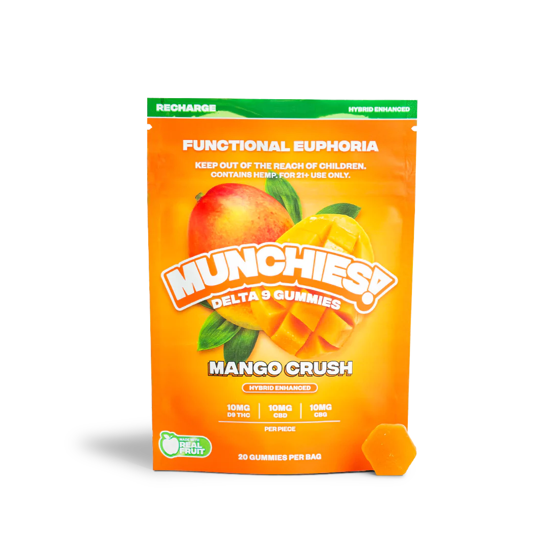 Delta Munchies | Gomitas Delta 9 THC 10 mg/pza + CBD 10mg/pza + CBG 10 mg/pza | 20 piezas