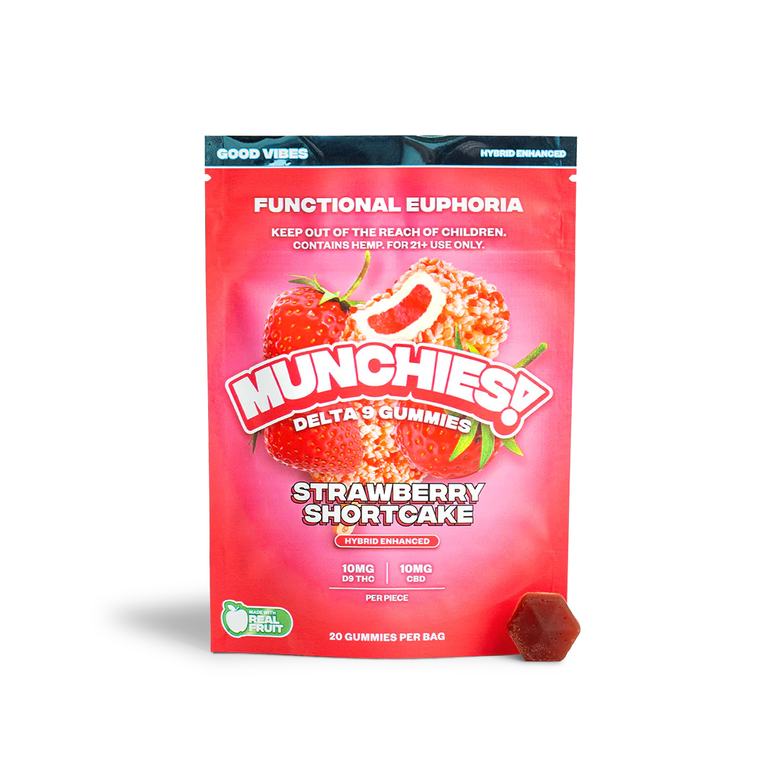 Delta Munchies | Gomitas Delta 9 THC 10 mg/pza + CBD 10 mg/pza | 20 piezas