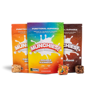 Delta Munchies | Barras de Cereal de Arroz Inflado Delta 9 THC 25 mg/pza + CBD 25mg/pza | 5 o 10 piezas