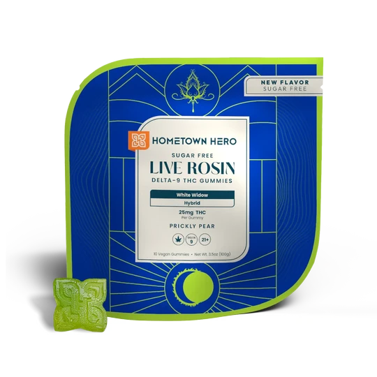 Hometown hero | Gomitas Live Rosin Delta 9 THC 25 mg/pza | 10 piezas