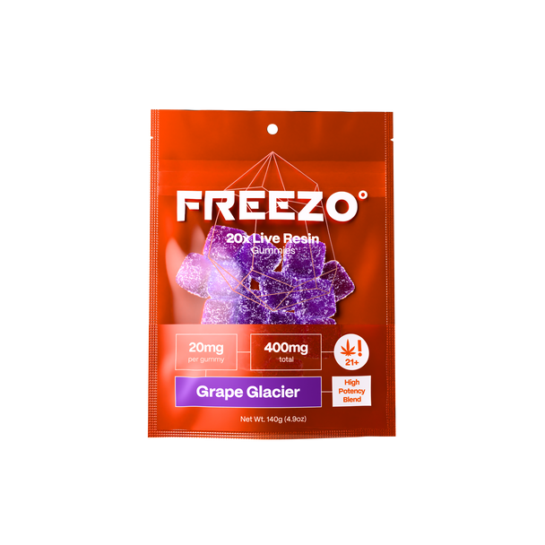 Freezo |  Gomitas Delta 9 THC 20 mg/pieza | 20 piezas