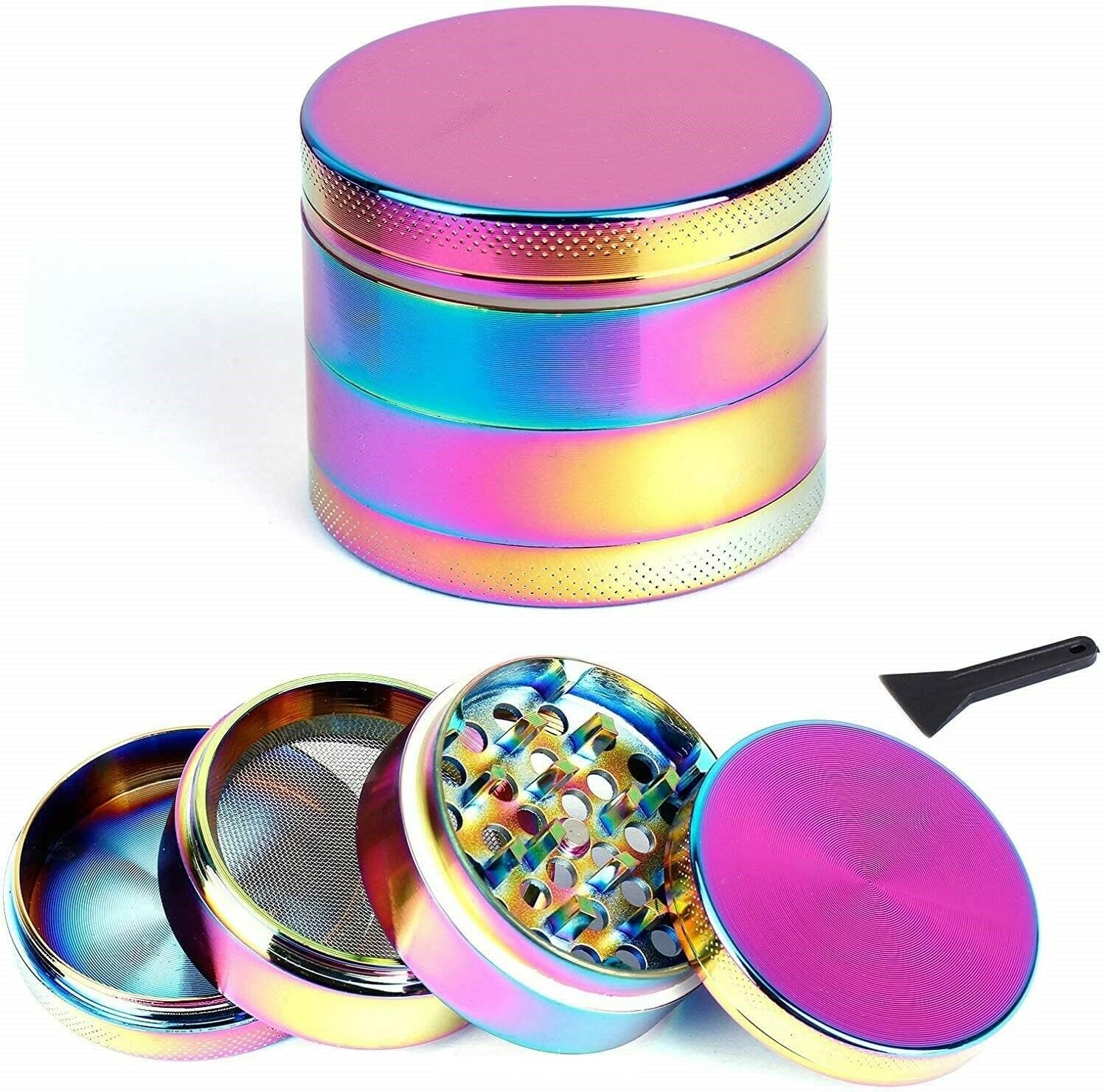Grinder | Grinder Rainbow Metálico 63 mm - 4 partes  | 1 pieza