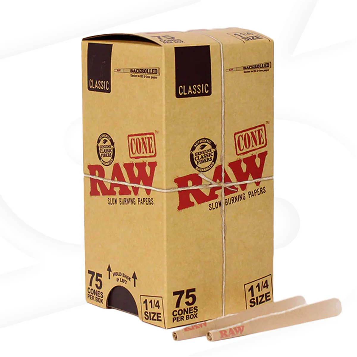 RAW | Hasta 720 Conos Pre Rolados Classic 1 1/4, King Size, Single Size, Peacemaker, 98 mm | 1 pieza