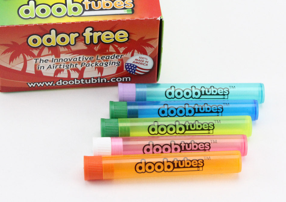 Doob Tubes | Tubo Portátil para guardar cigarrillos (Color Aleatorio) | 1 pieza