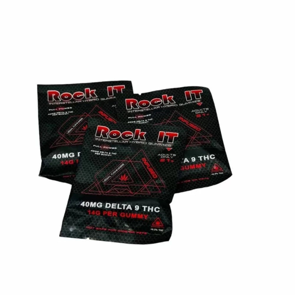 Rock It | Gomitas Interestelares Delta 9 THC 40 mg/pza | 1 pieza