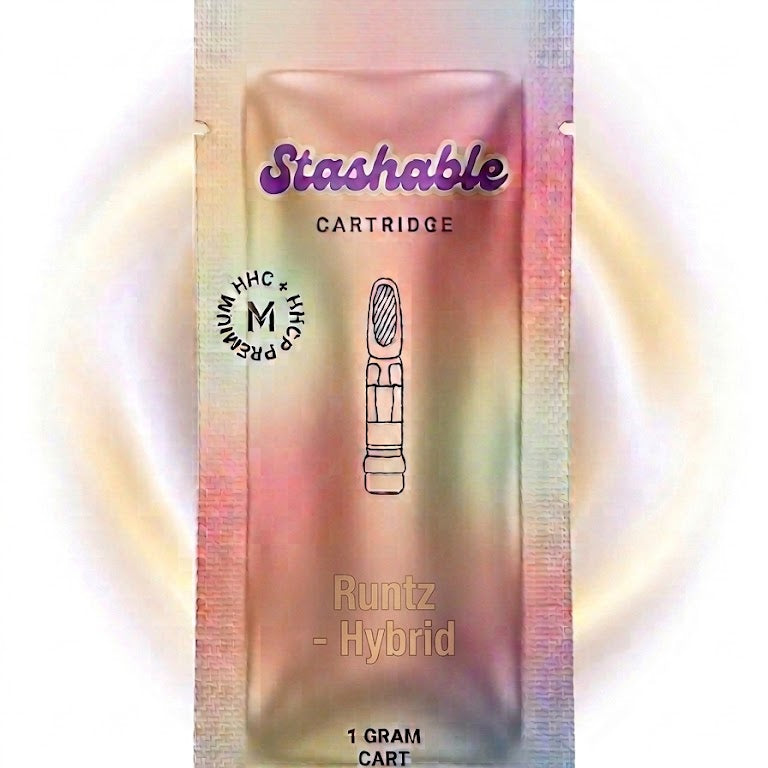 Stashable | Cartucho de Wax Live Shatter HHC + HHC-P 1000 mg | 1 ml | ULTRA POTENTE 🆕