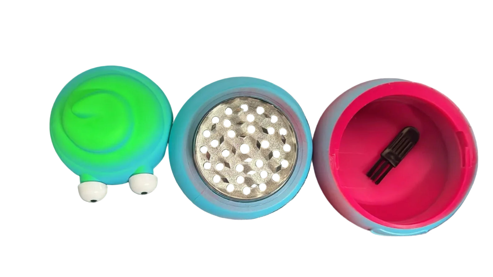 Grinders | Assorted Grinder Poop Design Metálico 50mm - 3 partes| 1 pieza