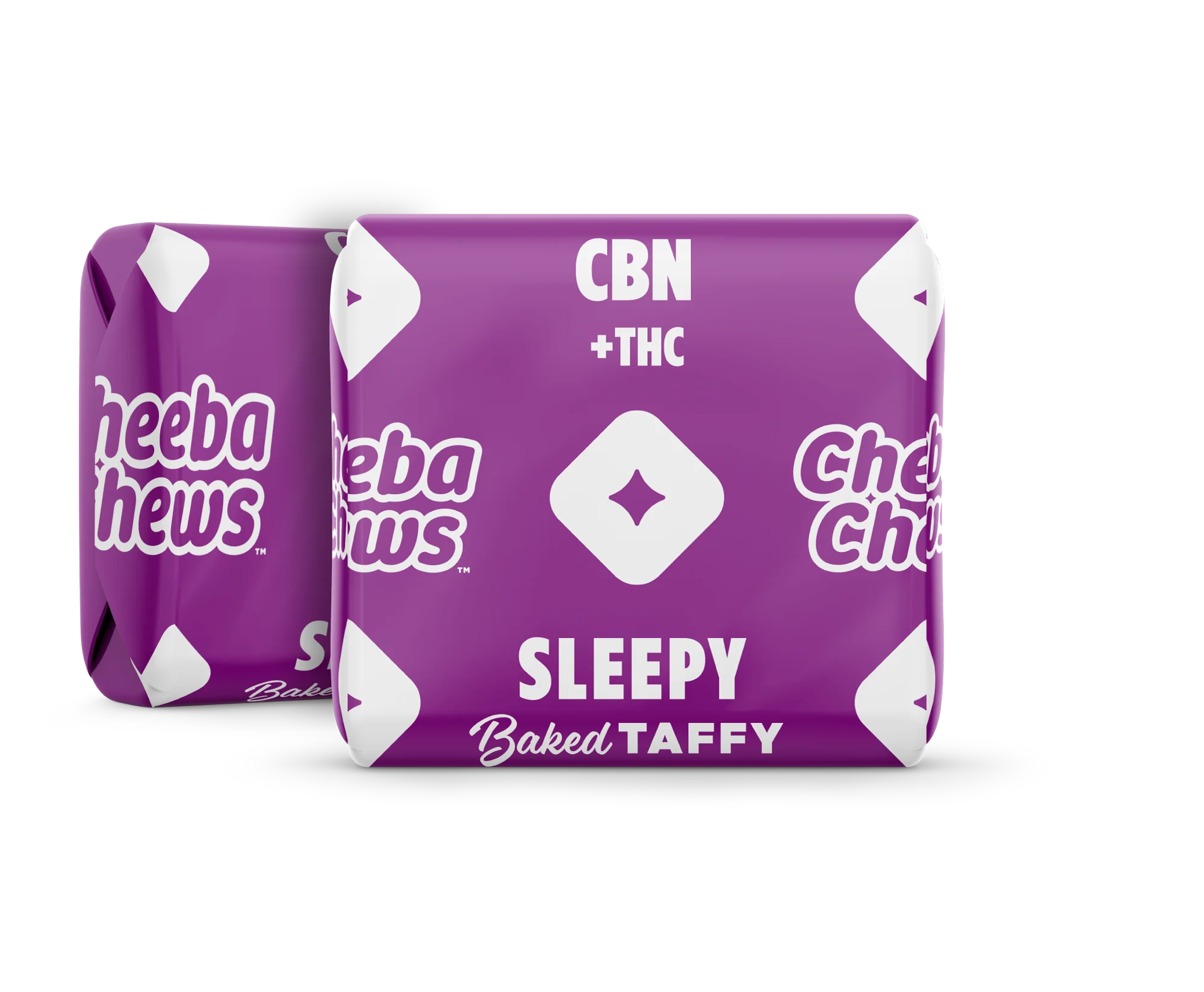 Cheeba Chews | Caramelo Sleepy Chews THC 5 mg/pza + CBN 2.5 mg/pza + Melatonina 2 mg/pza | 20 piezas