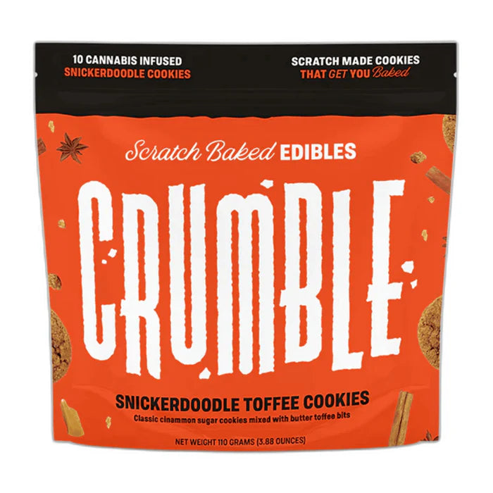 Crumble | Galletas-Brownies Delta 9 THC 30 mg/pza | 10 piezas
