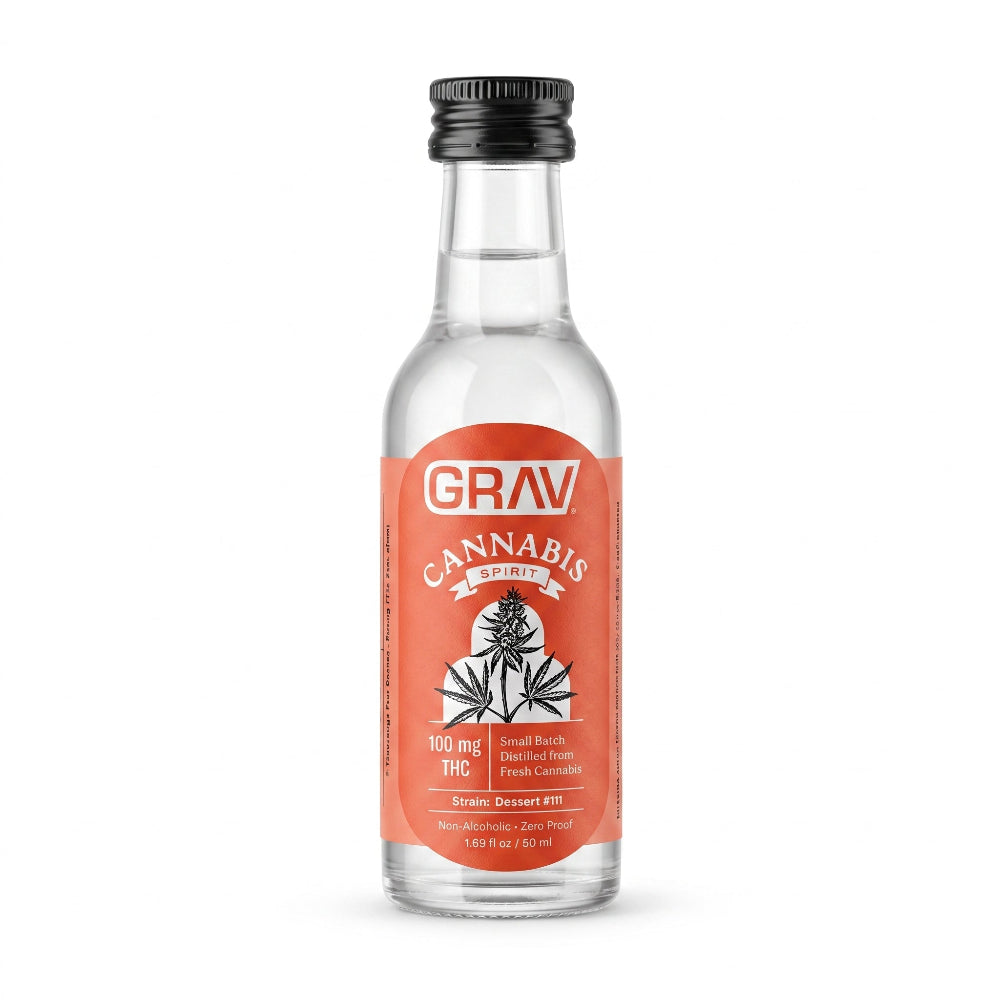 Grav | Bebida Cannabis Spirit Delta 9 THC 100 mg/pza | 50 ml