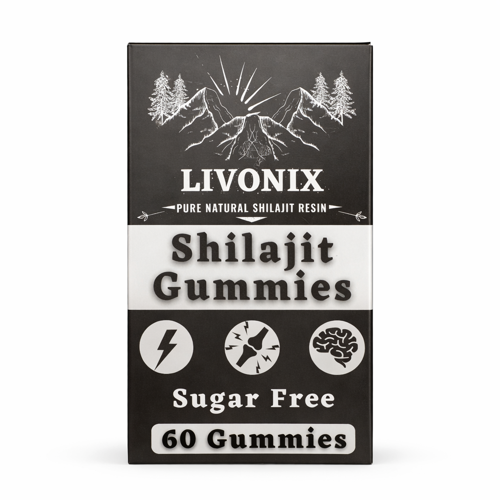 Livonix | Shilajit Resin Gummies | 60 piezas