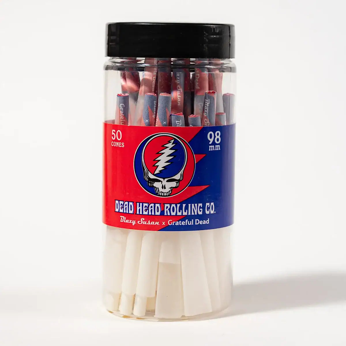 Blazy Susan & Dead Head Rolling Co | 50 Conos Pre Rolados 98 mm ó 1 1/4 | 1 pieza