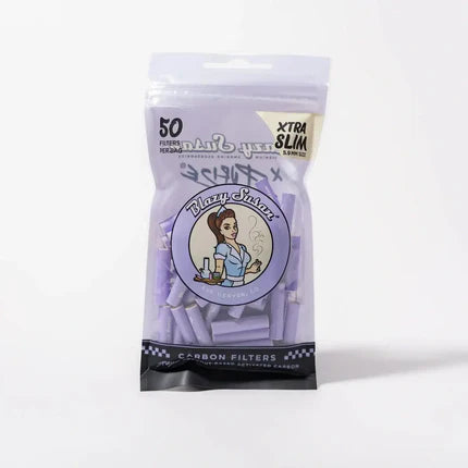 Blazy Susan X Purize | Filtros de Carbon Activado Xtra Slim 5.9mm | 10 o 50 piezas